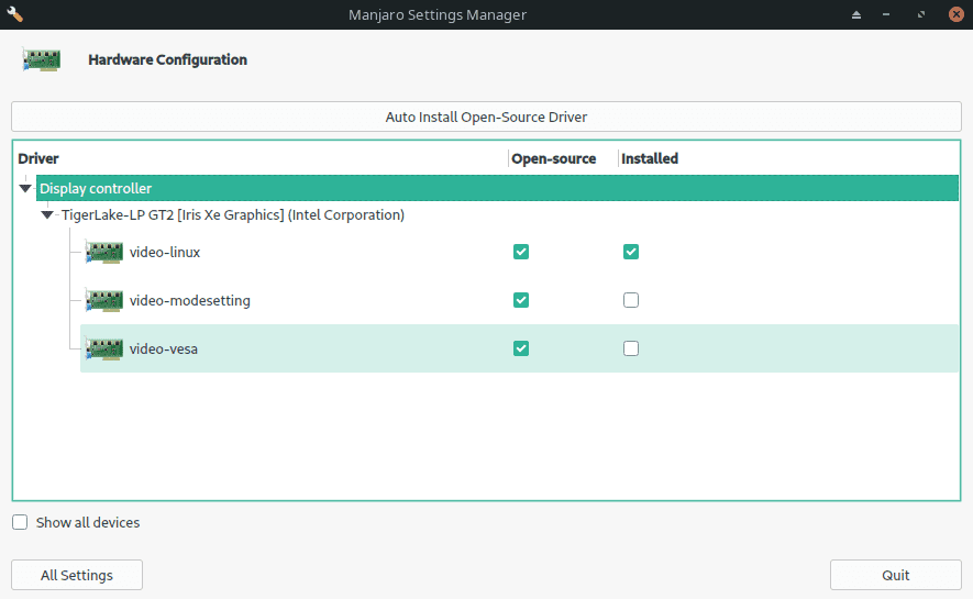 Manjaro Hardware Configuration for AMD and NVIDIA GPU Drivers