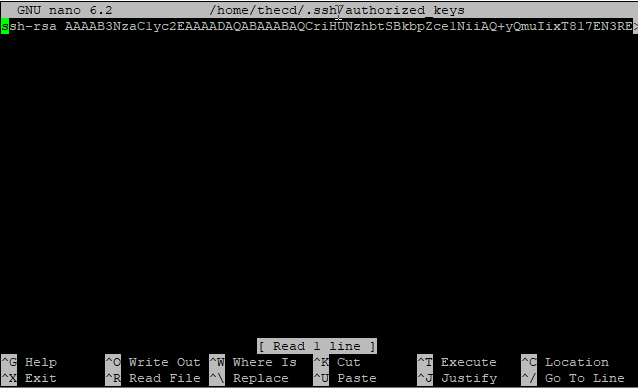 Add SSH public key on Ubuntu Linode VPS