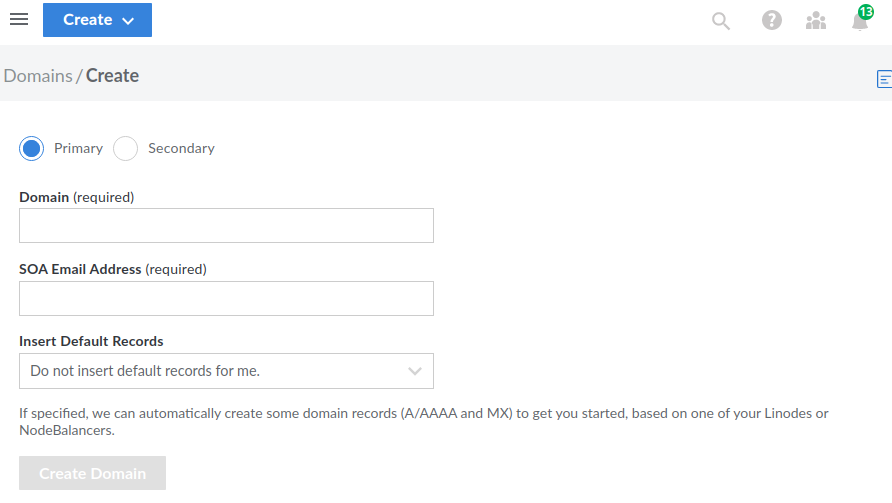 connect domain name to linode linux vps