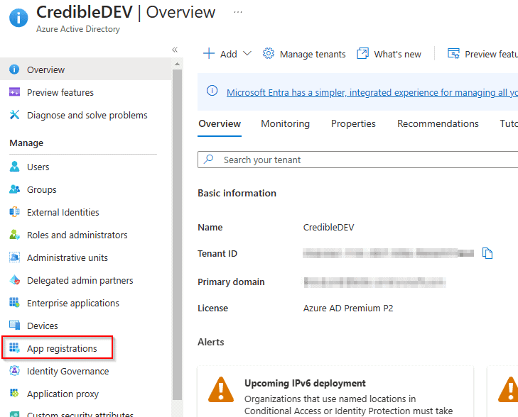 azure app registrations