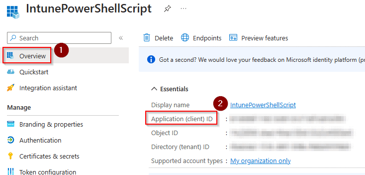 azure app client id