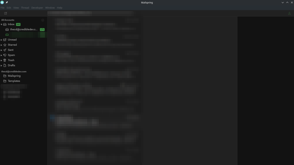 Mailspring Email Client for Manjaro Linux