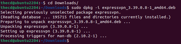 install expressvpn on ubuntu