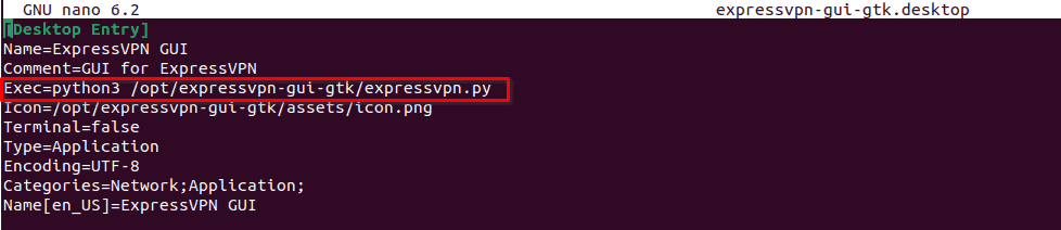 expressvpn gui app for ubuntu launcher