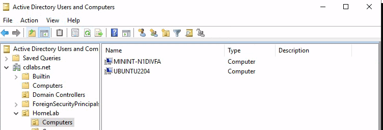 Linux machine in Windows Active Directory