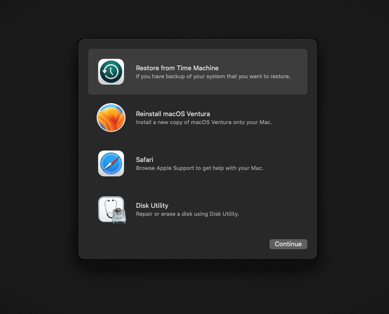 macos restore menu