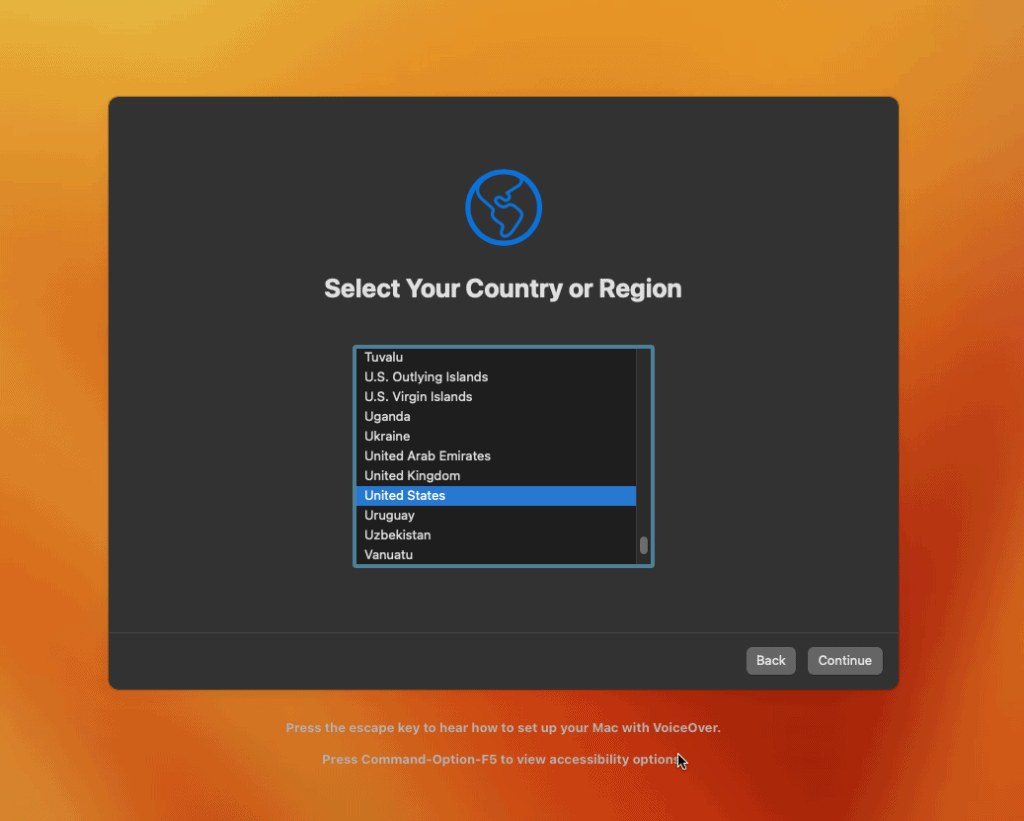 macos final setup