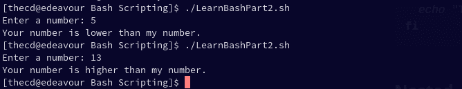 if else statement example in bash scripting