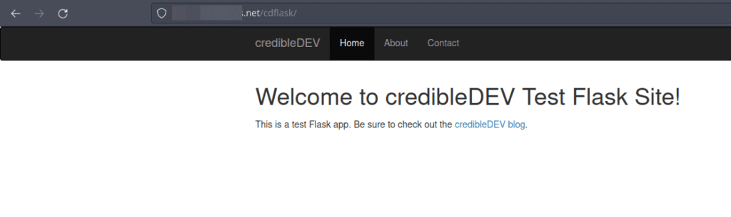 Python Flask app running on LiteSpeed and CyberPanel