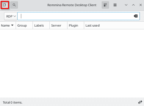 remmina remote desktop client