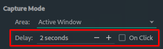 spectacle screenshot timer delay
